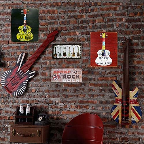 SUMIK Guitar Rock Music Metal Tin Sign