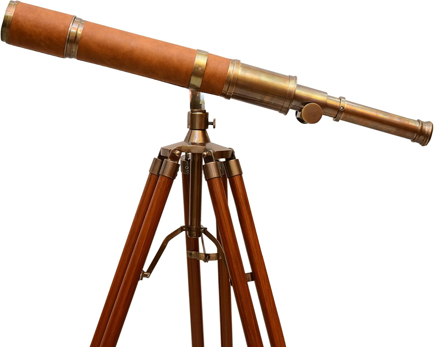 Nautical Article Vintage Marine Telescope with Moon Arc