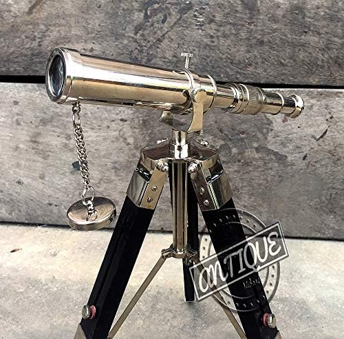 Home Vintage Telescope Ornament with Standing Tripod
