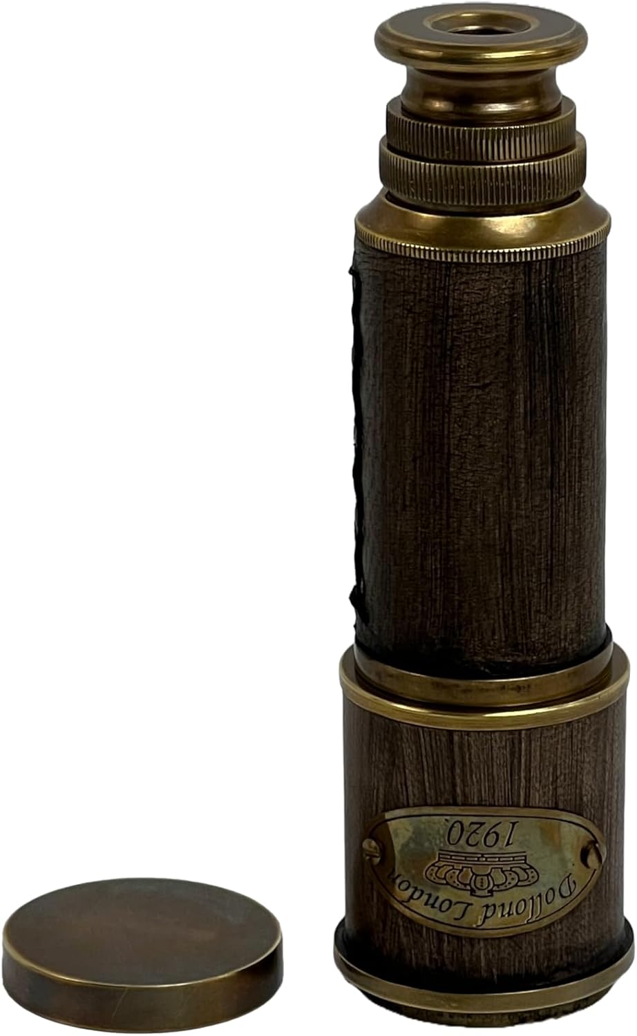 RS INTERNATIONAL 42 cm Antique Brass Folding Telescope Nautical Spyglass for Travel Dcor