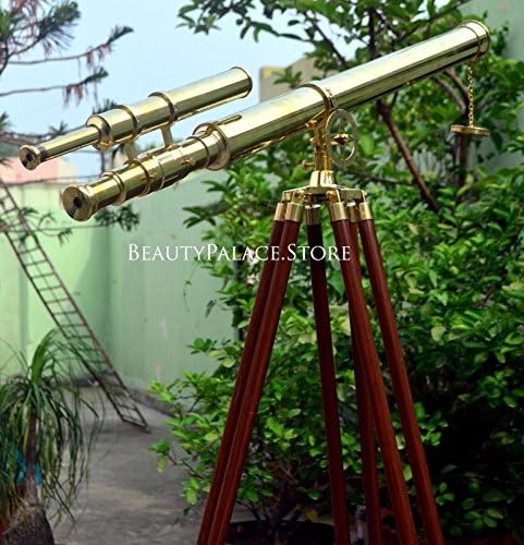 Double Barrel Maritime Brass Telescope 38 Inch