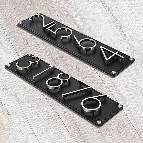 Custom House Number Sign for Outdoor Use