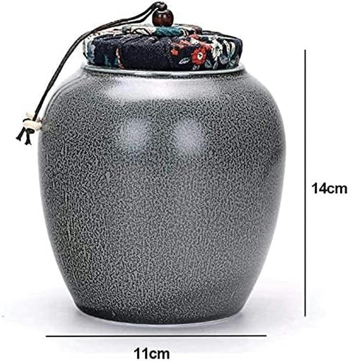 Cremation Urn for Ashes Ceramic Memory Urn for Adults Garden Decorative Ash Urn