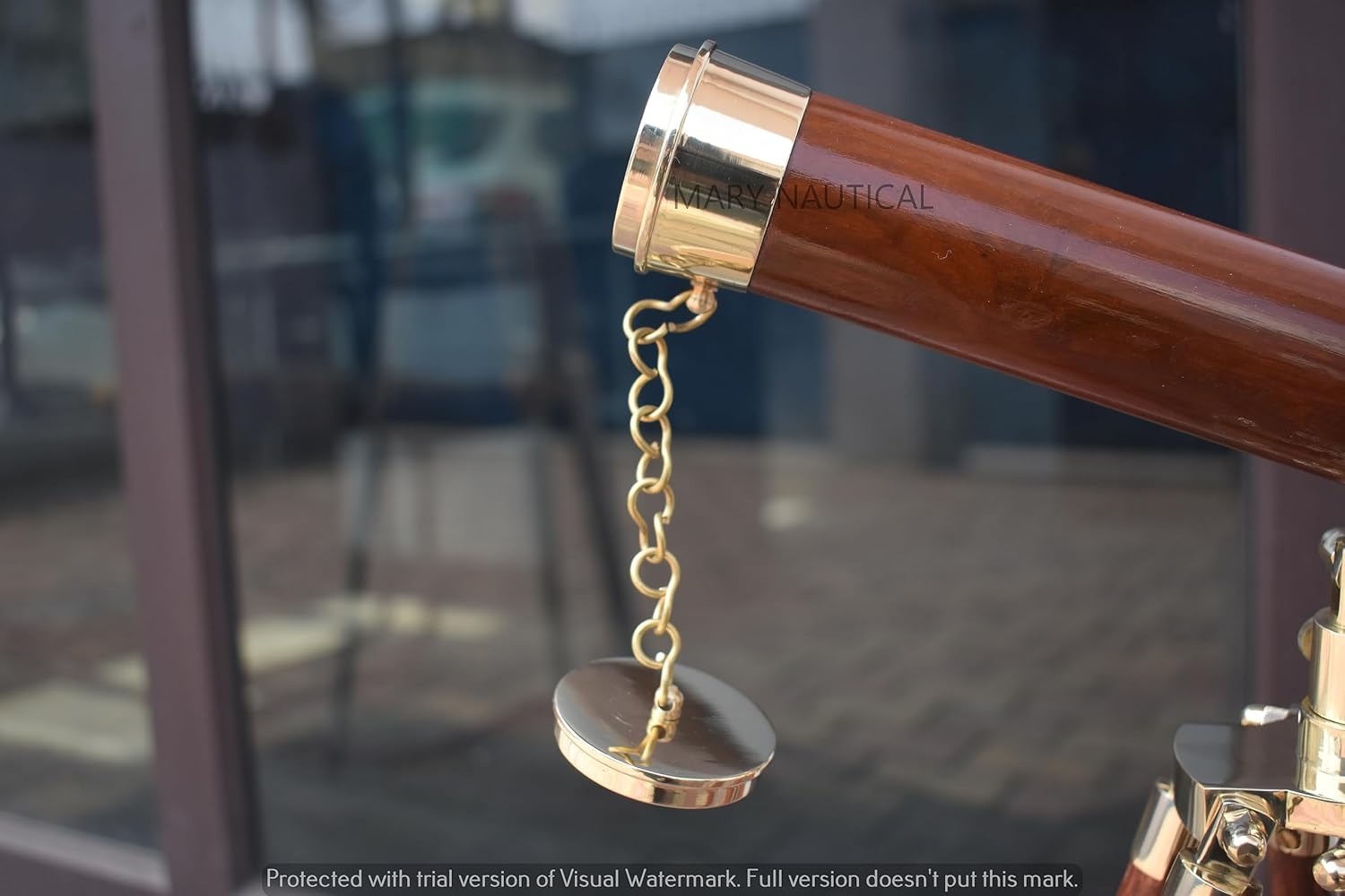 Vintage Brass Telescope with DF Lens and Adjustable Tripod for Kids and Beginners