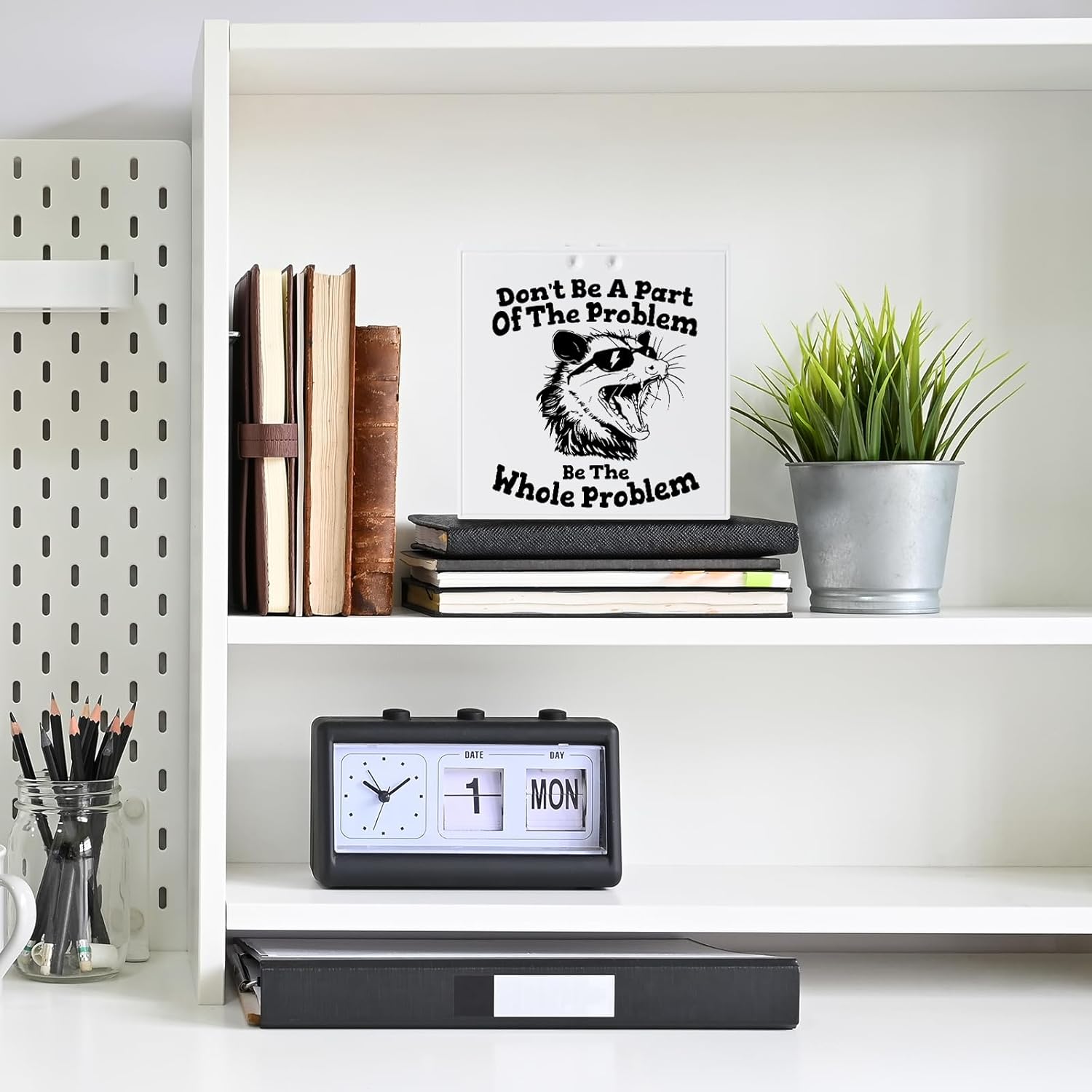 Funny Office Desk Sign Dont Be A Part Of The Problem Humor Decor