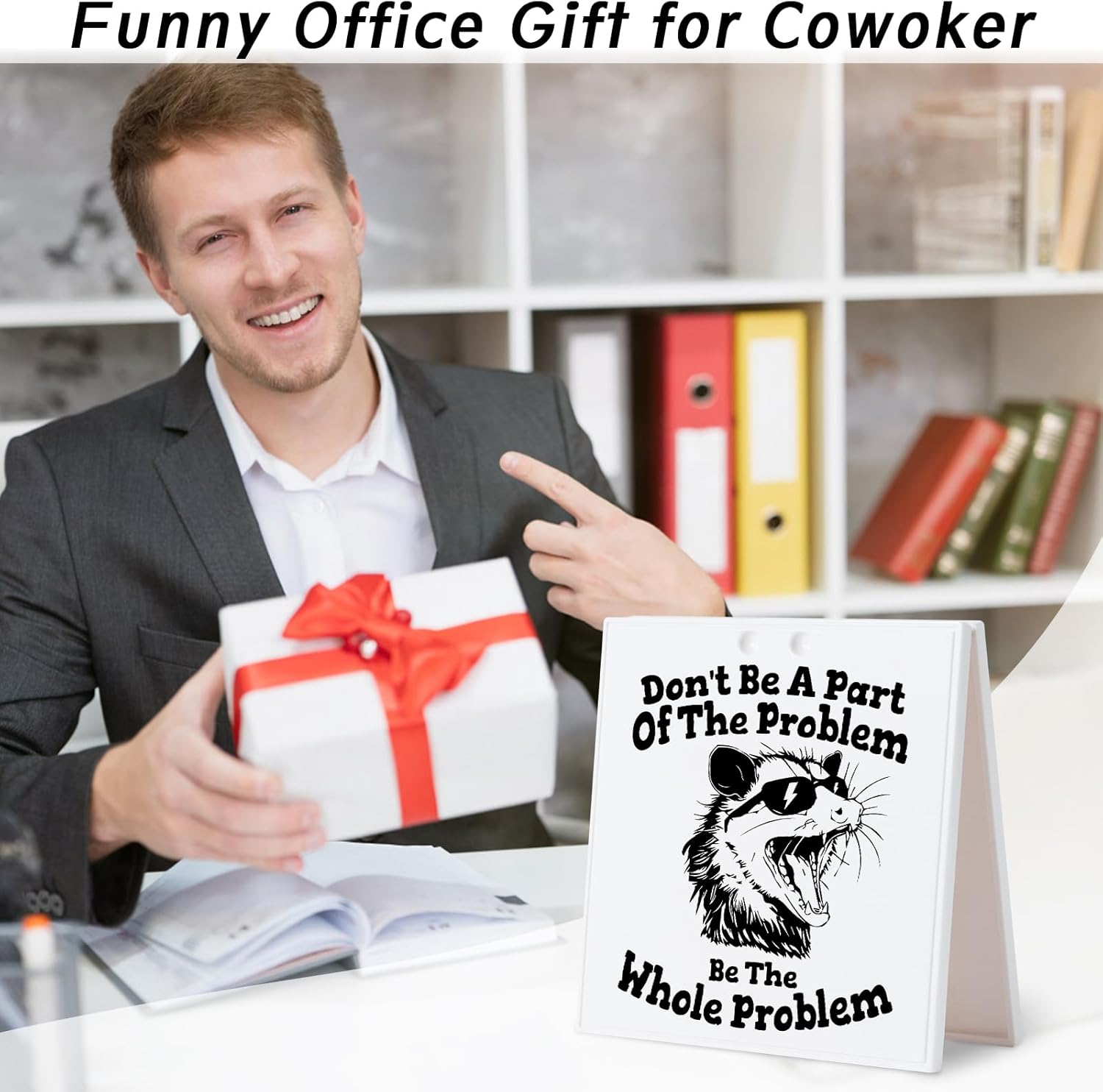 Funny Office Desk Sign Dont Be A Part Of The Problem Humor Decor