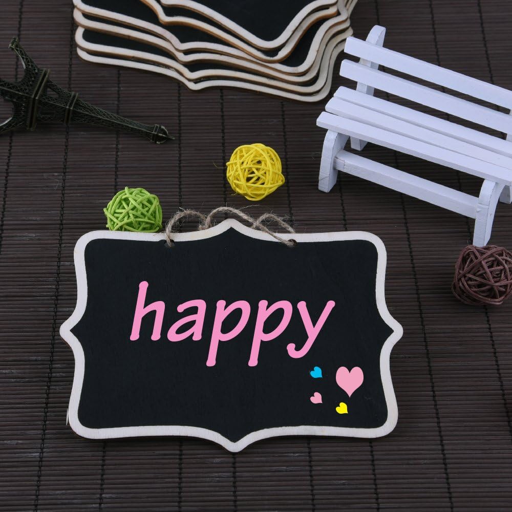 AUSTOR 14 Pcs Mini Chalkboards for Kitchen and Home Decor