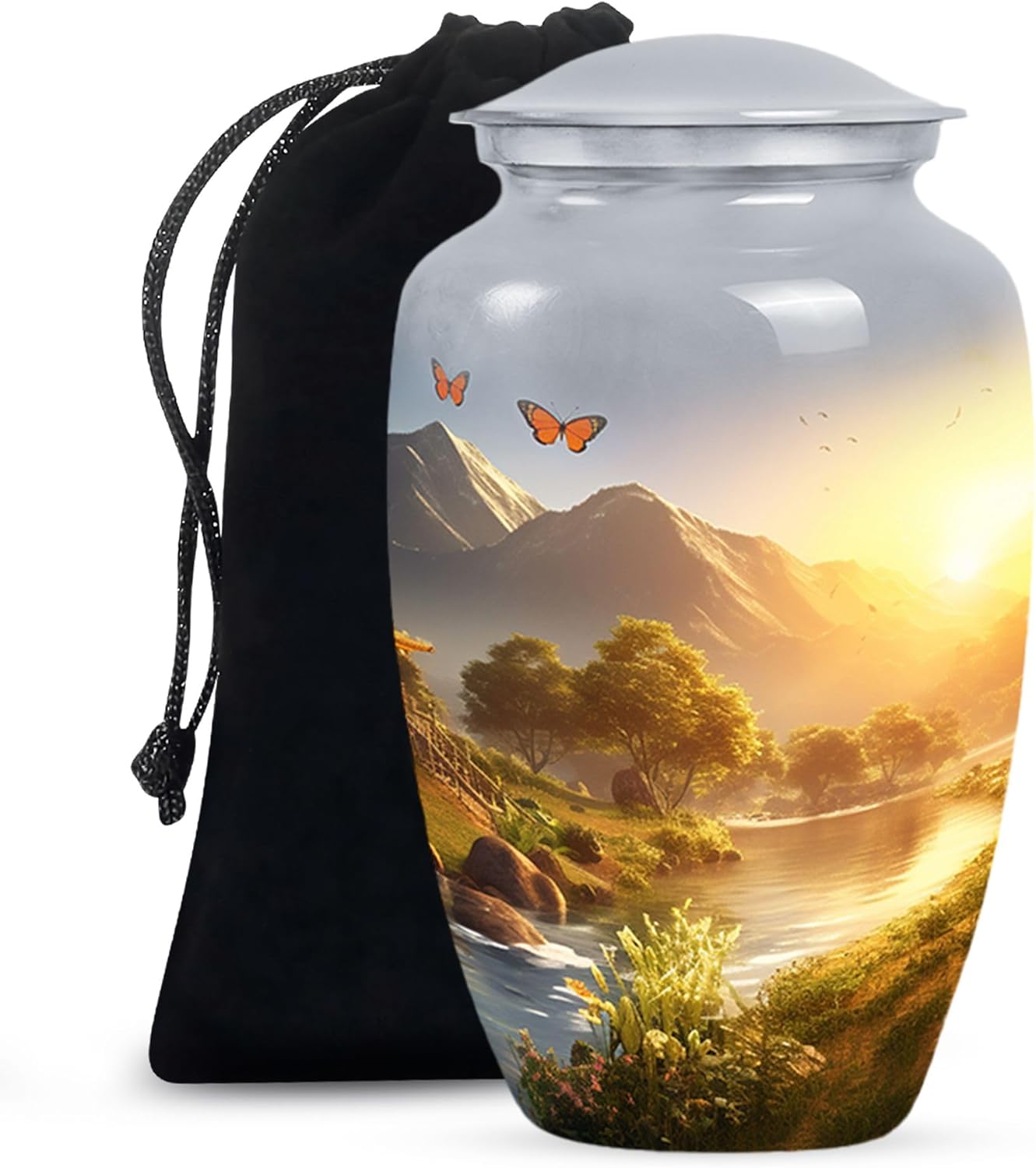 10 Inch Decorative Urn for Human Ashes Elegant Memorial Cremation Urn