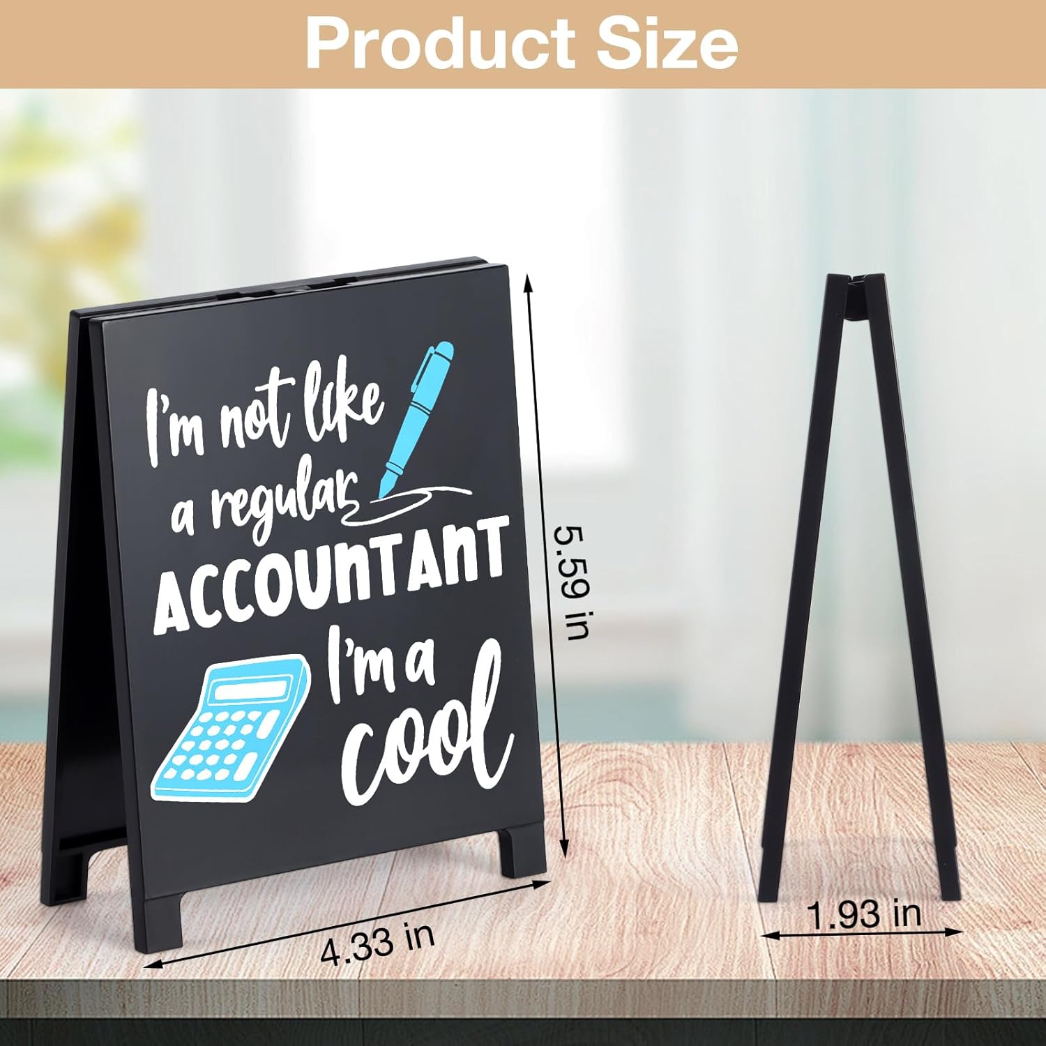 Funny Accountant Desk Decor Sign Im Not Like A Regular Accountant Im A Cool