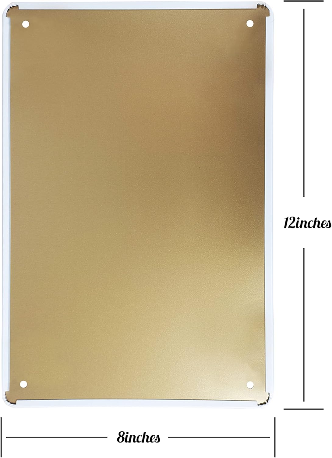 Vintage Metal Tin Sign 8x12 Inch Decor for Home Garage Porch Club Wall Hanging