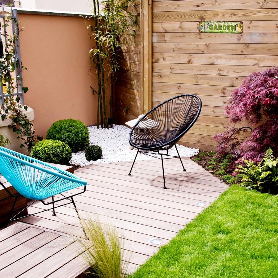 Vintage Garden Themed Decorative Tin Sign 16x4 Inch