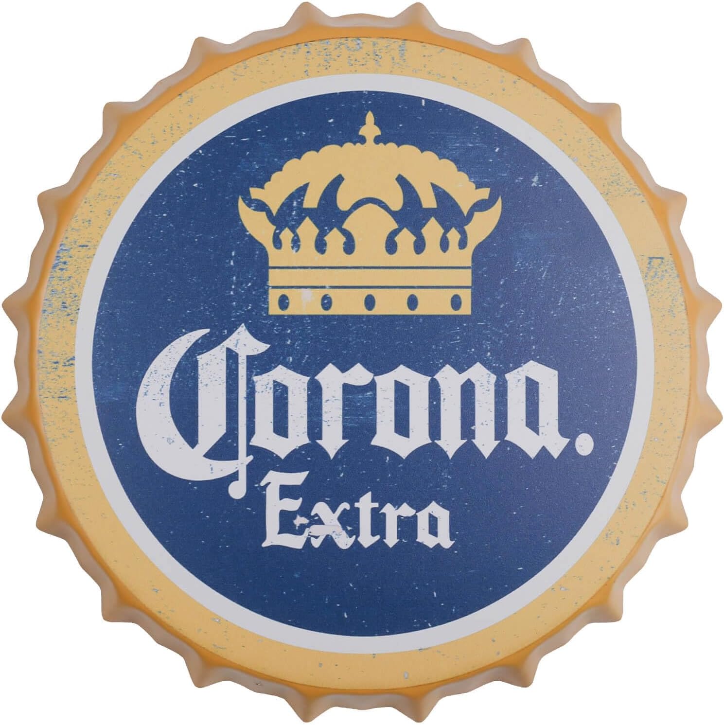 Vintage Beer Cap Metal Wall Art Sign Decor 118 x 118 x 12