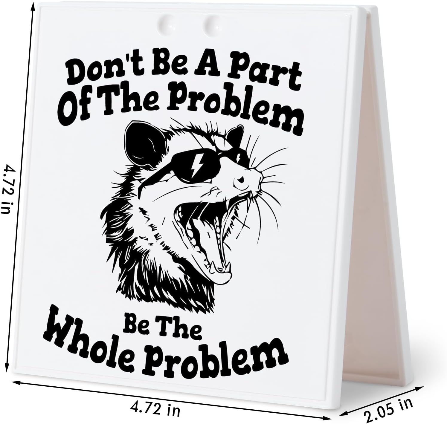 Funny Office Desk Sign Dont Be A Part Of The Problem Humor Decor