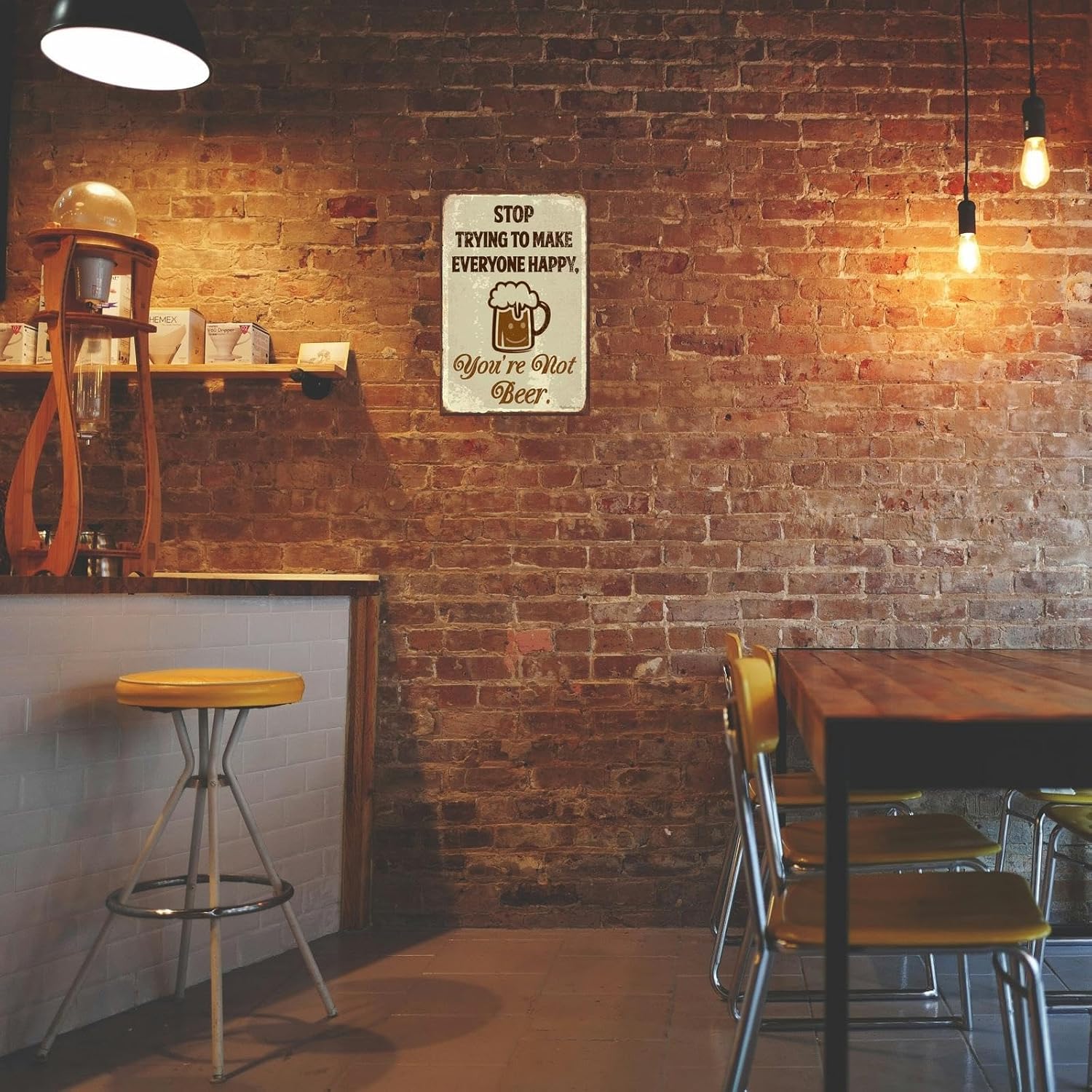 Beer Tin Sign Metal Poster Vintage Wall Decor 8x12 Inch