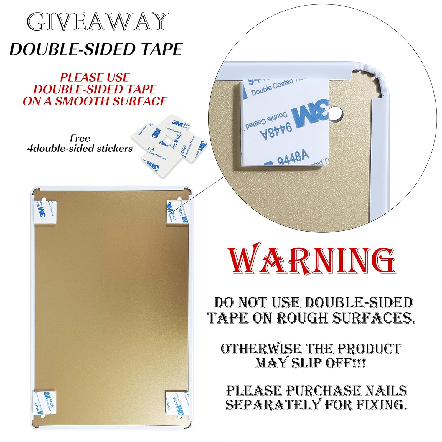 Vintage Metal Tin Sign 8x12 Inch Decor for Home Garage Porch Club Wall Hanging