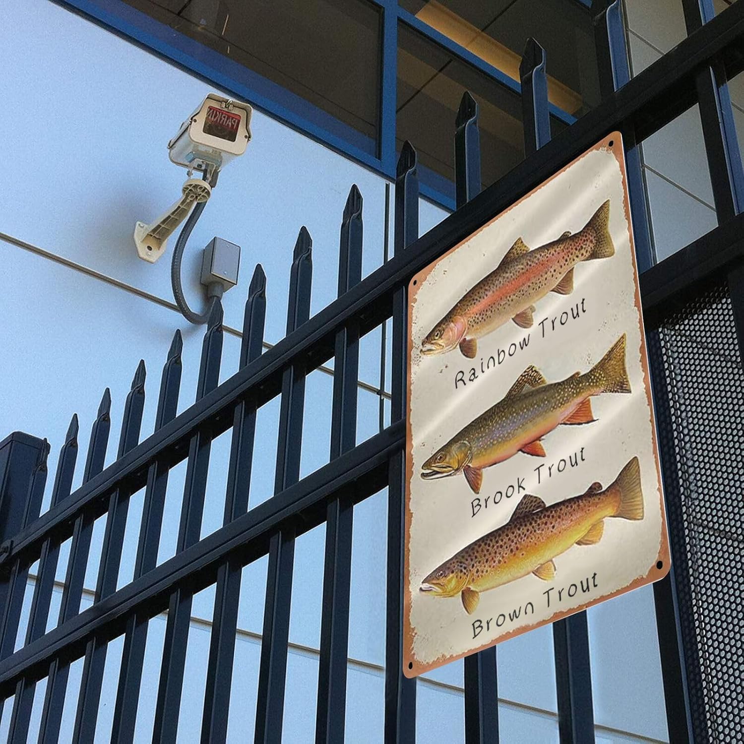 GCOCL Vintage Tin Decor Wall Plaque Retro Metal Sign