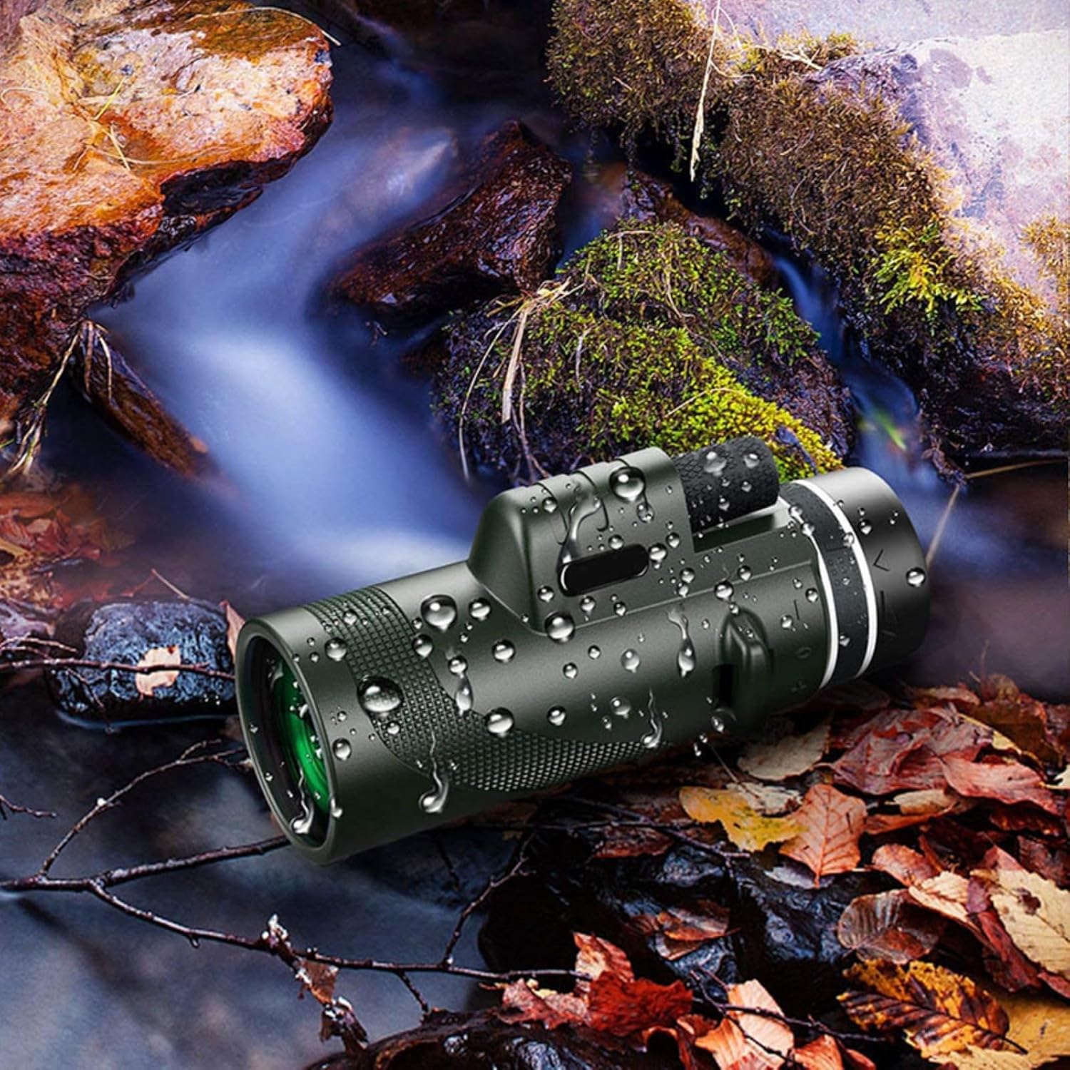 Night Vision Monocular Telescope for Adults Hunting Sports Outdoor Camping Travel Portable High Powered 80x100 HD