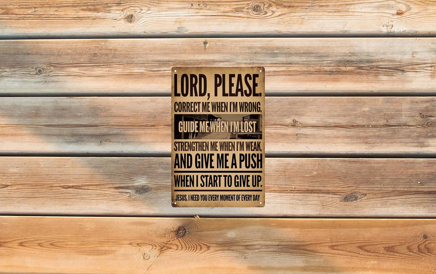 Vintage Metal Tin Sign 8x12 Inch Decor for Home Garage Porch Club Wall Hanging